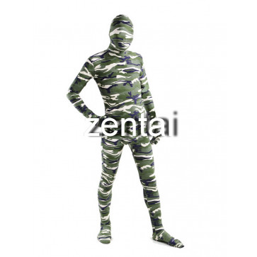 Full Body Camouflage Spandex Lycra Zentai