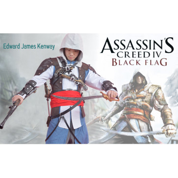Assassin's Creed IV 4 Black Flag Edward Kenway Cosplay 