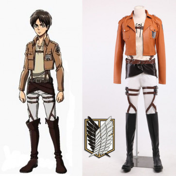 Attack on Titan Recon Corps Eren Jaeger Cosplay Costume