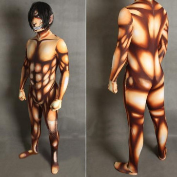 Attack on Titan Colossal Titan Eren Jaeger Titan Cosplay Zentai