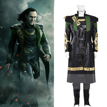 Avengers Age of Ultron Cosplay Costume Loki Costume
