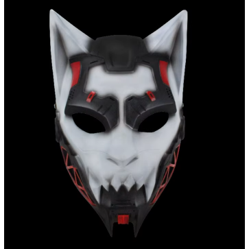 Cyberpunk 2077 White Wolf Cosplay Mask