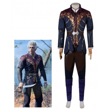 Game Baldur's Gate 3 Astarion Cosplay Outfit 