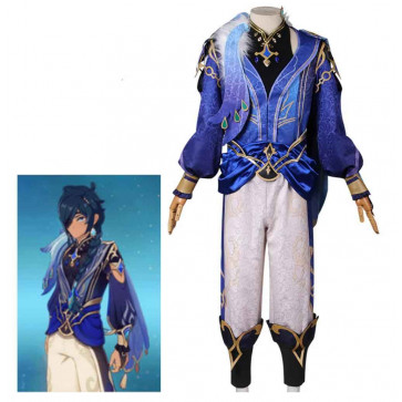 Game Genshin Impact Kaeya Alberich Cosplay Outfit