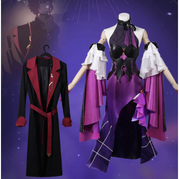 Game Honkai: Star Rail Kafka Cosplay Outfit 