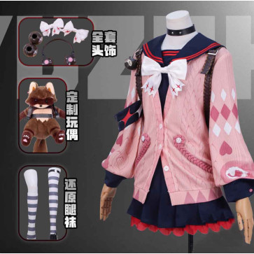 Game Zenless Zone Zero Ukinami Yuzuha Cosplay Outfit