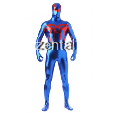 Spiderman Full Boday Shiny Metallic Cosplay Zentai Suit 