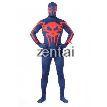  Spiderman Full Body Blue and Red Zentai Suit 