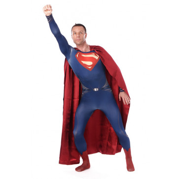 Superman Full Body Blue Zentai Suit