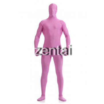Man's Full Body Purple Color Spandex Lycra Zentai