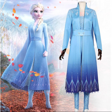 Movie Frozen 2 Elsa Cosplay Skirt 