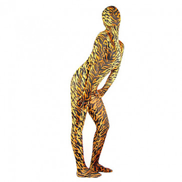 Sexy Tiger Pattern Unisex Zentai Suit