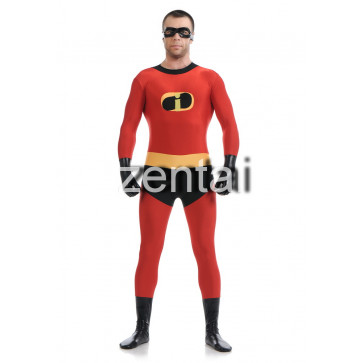 The Incredibles Zentai Mr.Incredible Full Body Spandex Lycra Zentai Suit 