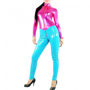 Women PVC Spandex Catsuit