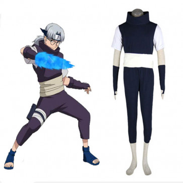 Naruto Kabuto Yakushi Cosplay Costume