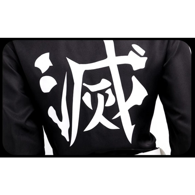 Jiumaocleu Rengoku Kyoujurou Cosplay Kostuum Outfit Anmie Cosplay Mantel Jas Rol Cosplay Volledige Set Fancy Dress Up Kostuum voor Halloween Carnaval Party