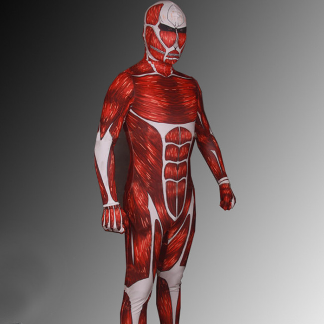 Attack on Titan Colossal 50M Titan Cosplay Zentai Suit/ Buy Shingeki no