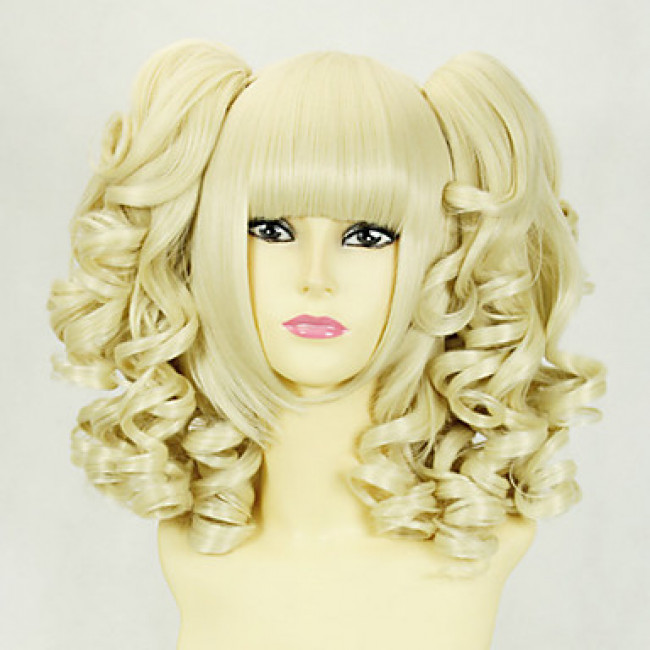 Guilty Gear -Strive-Bridget 45cm Golden Cosplay Wig