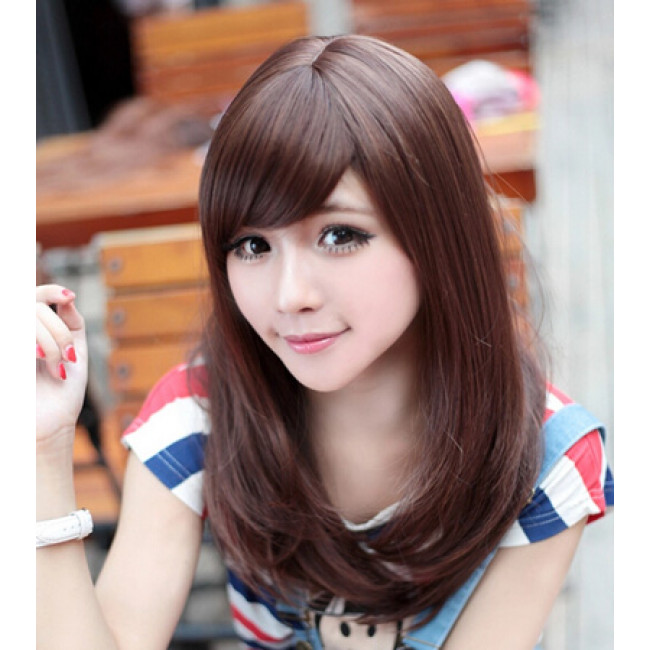 Lolita Cosplay Wig|Lovely Curly Hair Wig |Brown Light Side ...