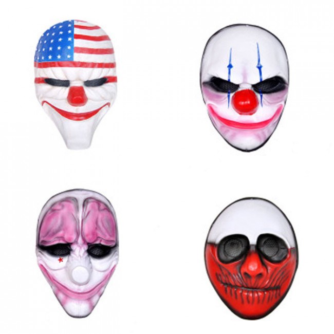 The Robbers Mask | The Robbers Cosplay Mask | Payday2 Mask | Dallas Mask | Wolf Mask | Chains Mask | Mask