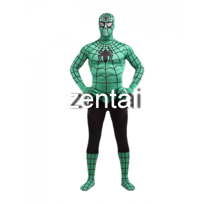 Black And Green Spiderman Suit