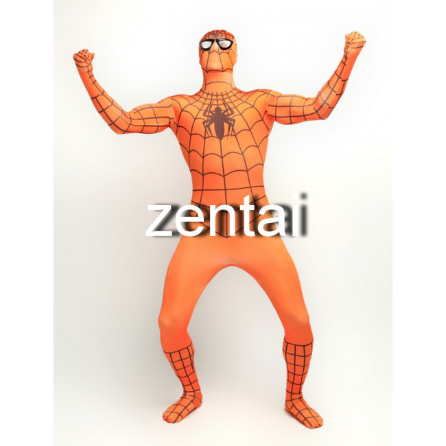 orange spiderman toy