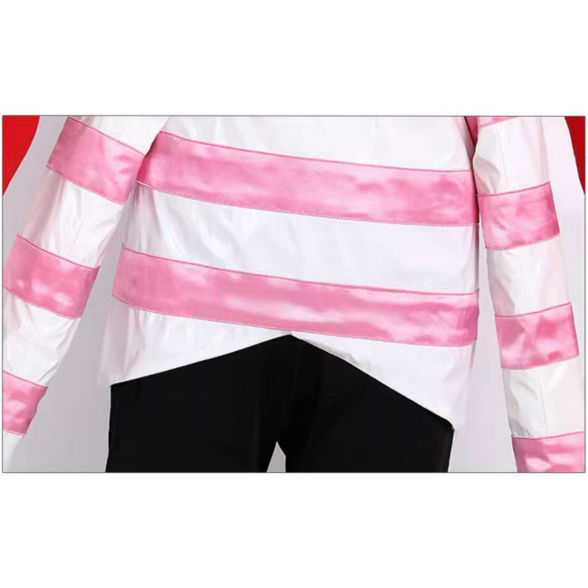 Hazbin Hotel Angel Dust Cosplay Outfit Costume