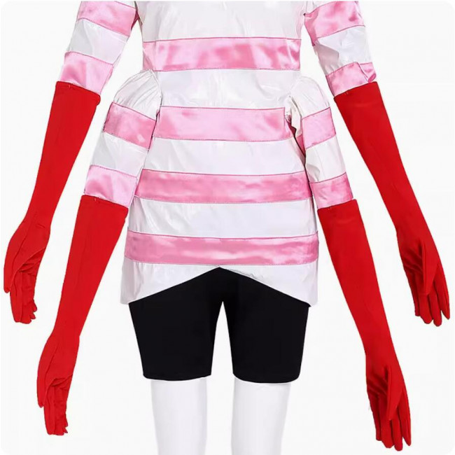 Hazbin Hotel Angel Dust Cosplay Outfit Costume