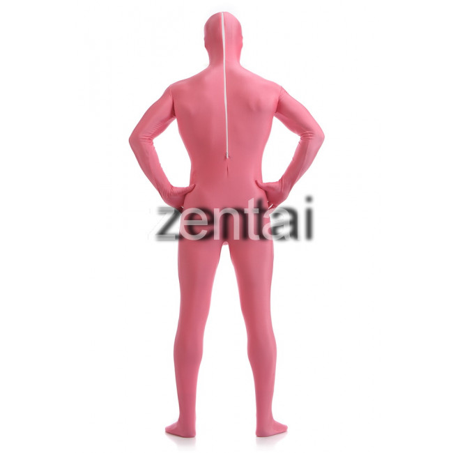 Man's Full Body Pink Color Zentai/ Pink Full Body Spandex Lycra Zentai ...