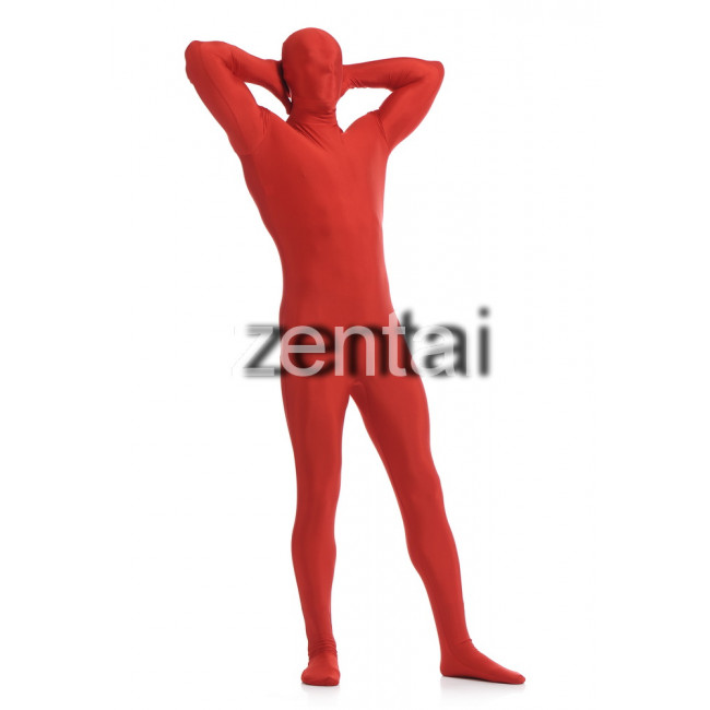 Tuta Intera Zentai In Spandex - Costume Full Body Unisex Con Cerniera