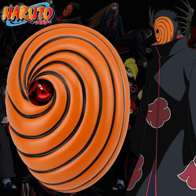 Naruto Masquerade Mask Uchiha Obito Cosplay Mask