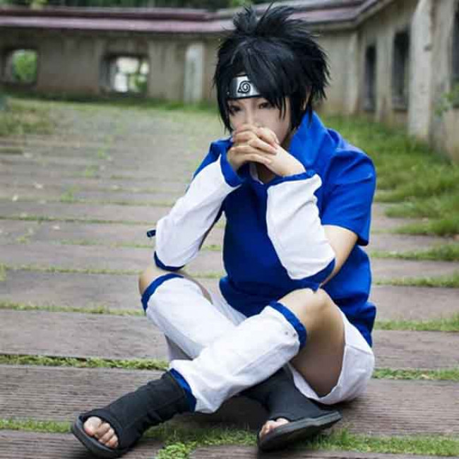 Anime Cosplay Uchiha Sasuke Costumes For Adults Naruto