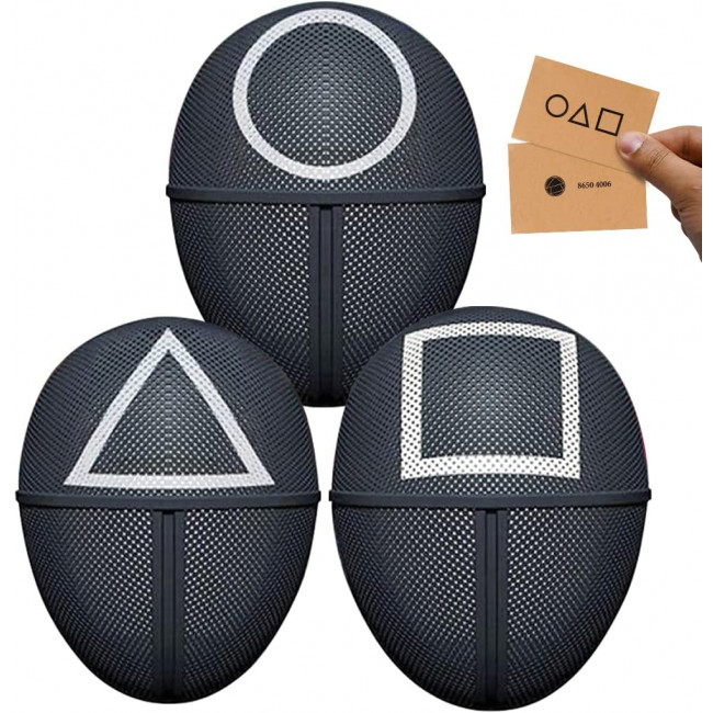 Squid Game Mask Squid Game Triangle /Round /Square /Boss Mask