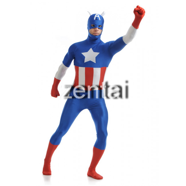 captain america spandex shirt