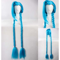 Arcane League of Legends Jinx Cosplay Wig