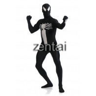 Halloween Spiderman Black and White Color Cosplay Zentai Suit