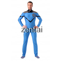 Halloween Super Hero Fantastic Four Full Body Spandex Lycra Zentai Suit