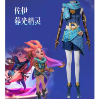 League of Legends(LOL) Aspect of Twilight Zoe Cosplay Outfit