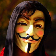 V for Vendetta Mask Guy Fawkes Anonymoous Halloween Mask