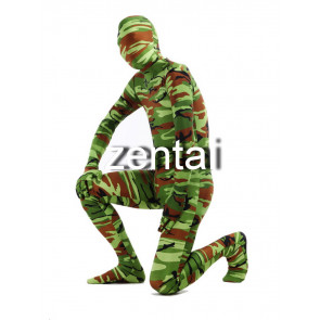 Full Body Camouflage Spandex Lycra Zentai