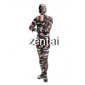 Full Body Camouflage Spandex Lycra Zentai