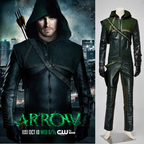  Oliver Queen Cosplay Costume 