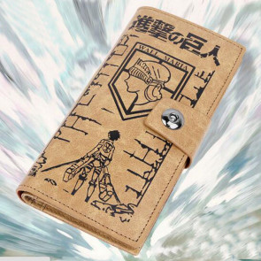 Attack on Titan Wallet Shingeki no Kyojin PU Purse