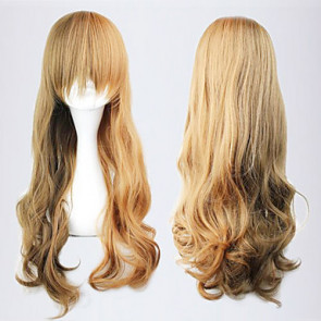 Brown Japanese Style 60cm Classic Lolita Wave Wig