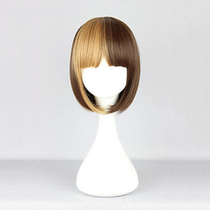 Chocolate and Blonde Two Tone Short Bob 30cm Lolita Cosplay Wig