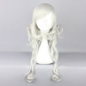 Fairy Queen Titania Silvery White 75cm Princess Lolita Curly Cosplay Wig