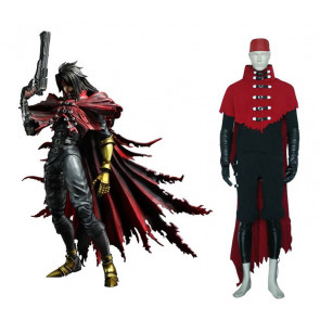 Final Fantasy VII 7 Vincent Valentine Cosplay Costume Outfit