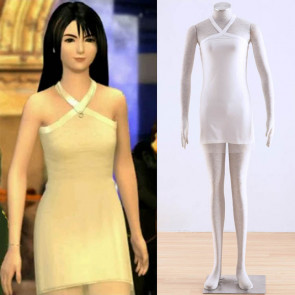 Final Fantasy VIII Rinoa Cosplay Costume White Dress