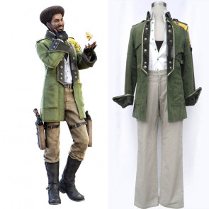 Final Fantasy XIII FF13 Sazh Katzroy Cosplay Costume