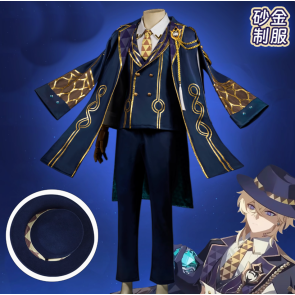 Game Honkai: Star Rail Aventurine Uniform Cosplay Outfit